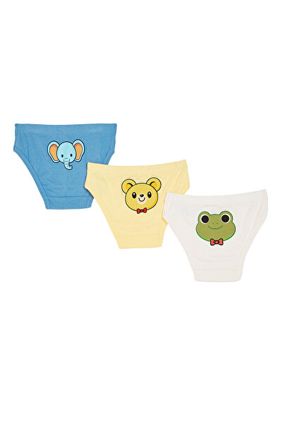 ebebek Hello Baby HelloBaby Erkek Bebek Külot Hayvan Baskılı