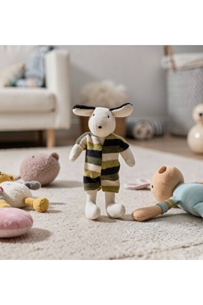 Moulin Roty Μαλακό μίνι σκυλάκι με αφαιρούμενα ρούχα 15 εκ.