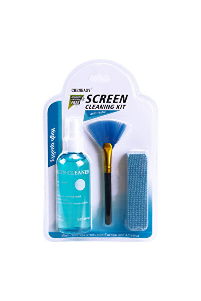 MACON 3-in-1 Screen Cleaning Kit with Cleaning Spray, Soft Brush & Microfiber...