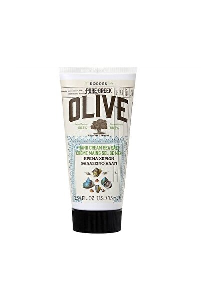 korres Pure Greek Olive Hand Cream Sea Salt Ενυδατική Κρέμα Χεριών με Θαλασσι...