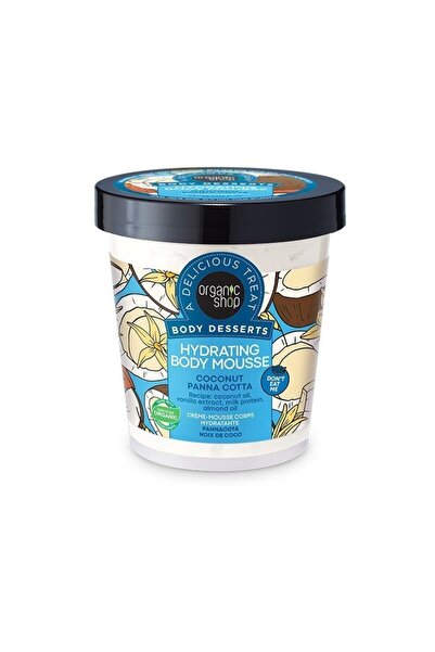 organic shop Body Desserts Coconut Panna Cotta, Ενυδατική Μους Σώματος, 450 ml