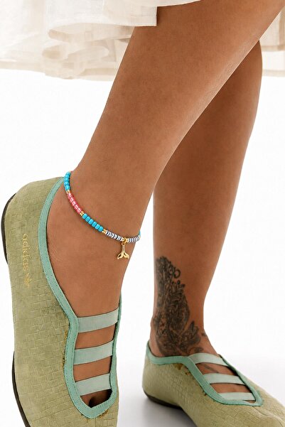 New Obsessions Whale Bead Anklet