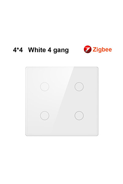 Choice مفتاح إضاءة ذكي AVATTO Zigbee أبيض اللون، مفتاح حائط ذكي واي فاي برازي...