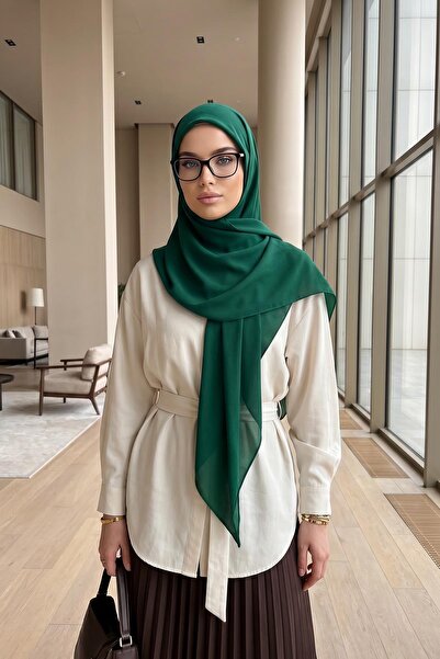 Aisha's Design Hijab Non-Slip Crepe Shawl, Ps-63