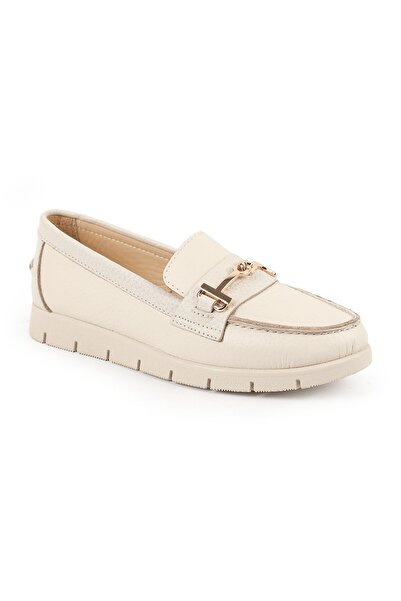 Libero Women's Loafer Shoes Floter Genuine Leather Look Metal Buckle Lightwei...