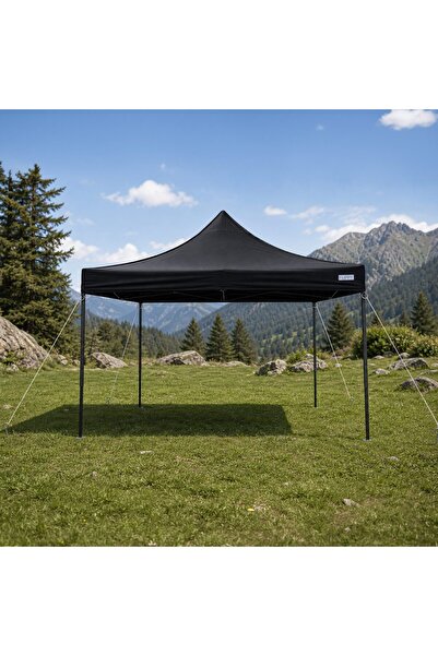 Flippy Cort Pavilion Pliabil 3x3m, Flippy, Cadru Metal Pliabil Ranforsat, Ine...