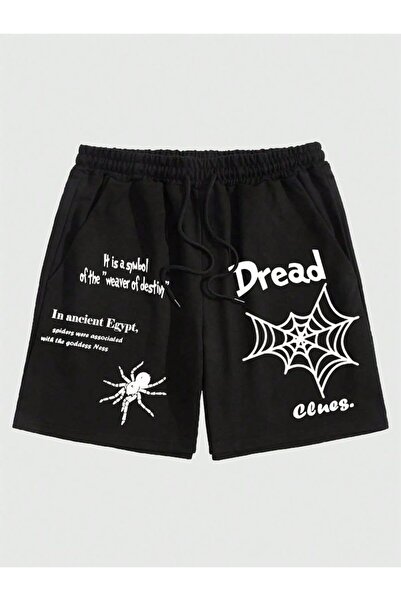 COZYWEAR Printed Men's Black Shorts