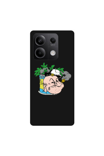 Other Xiaomi Redmi Note 13 5G Popeye Black Colored Silicone TPU Θήκη