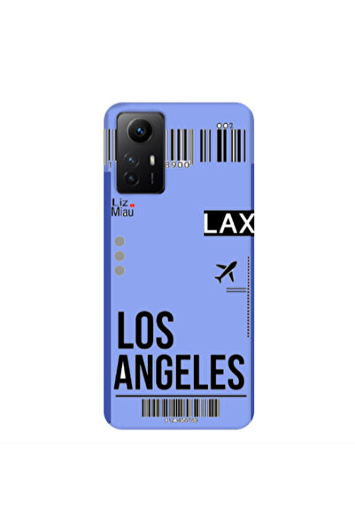 Other Xiaomi Redmi Note 12s Los angeles Light Purple Colored Silicone TPU Θήκη