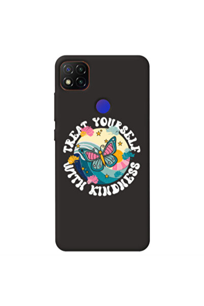 Other Xiaomi Redmi 9c Kindless Yourself Black Colored Silicone TPU Θήκη