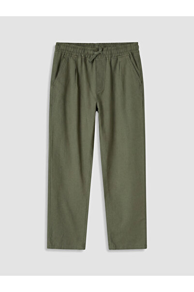 LC Waikiki Peak New Season Boys' Linen Mixed Material Pants