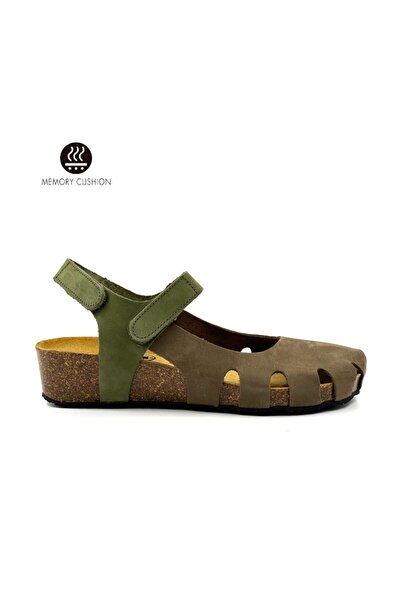 PLAKTON 416140 Nobuck Kaki/Oliva