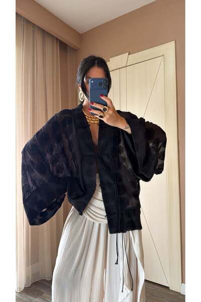 manoire Nakışlı Özel Tasarım Kimono