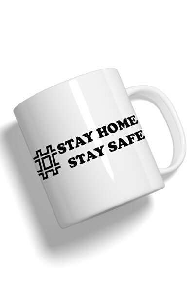 Generic Fashion World Mug Printed with High-quality Corona stay home