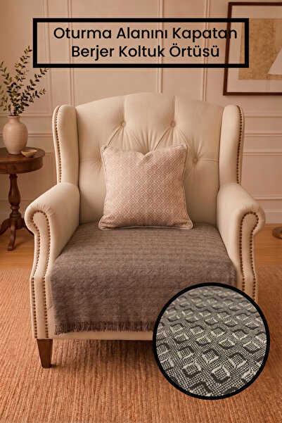 Gizo Home Hsn |   Cotton Single Armchair Cover for Seating |   Non-Slip Armch...