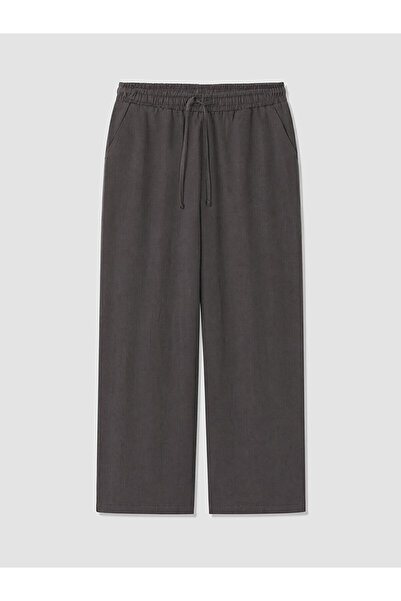 LC Waikiki Özmarka New Season Women's 100% Linen Trousers with Elastic Waist
