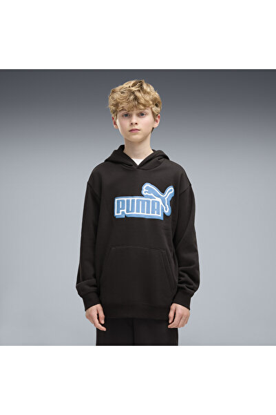 Puma Hanorac relaxat Essentials Logo Lab pentru tineri