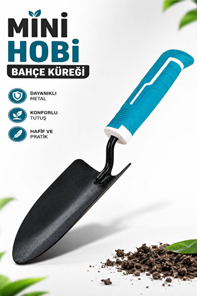 Badem10 Hobi Bahçe Küreği Mini El Küreği Toprak Dikim Fide Saksı Çiçek Bahçe ...