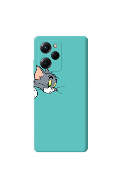 Other Xiaomi Poco X5 Pro Tom 1 Turquoise Colored Silicone TPU Θήκη