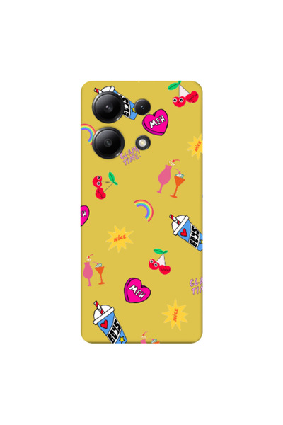 Other Xiaomi Redmi Note 13 4G glam time Yellow Colored Silicone TPU Θήκη