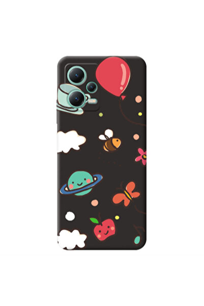 Other Xiaomi Redmi Note 12 Pro 5G cute little ones Black Colored Silicone TPU...