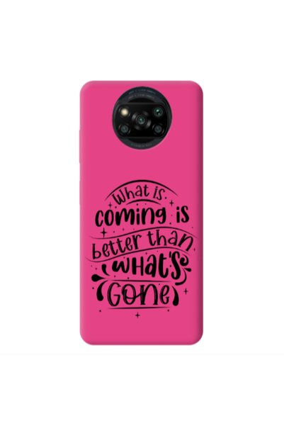 Other Xiaomi Poco X3 /X3 Pro What is coming Fuchsia Colored Silicone TPU Θήκη