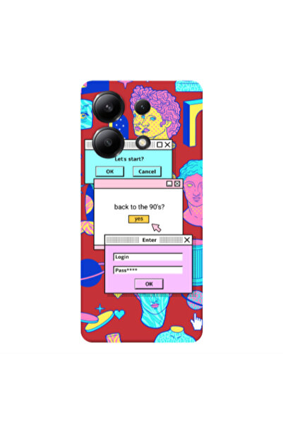 Other Xiaomi Redmi Note 13 4G Enter Login Red Colored Silicone TPU Θήκη