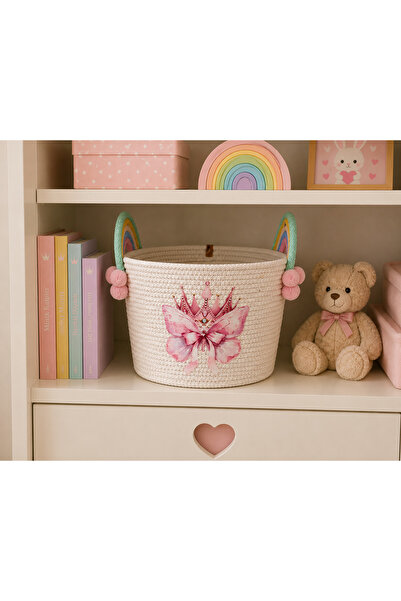 Berçak Home Baby Shower Gift Basket Welcome Baby Baby Room Storage Basket Toy...