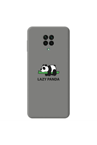 Other Xiaomi Redmi Note 9 Pro Lazy panda Grey Colored Silicone TPU Θήκη
