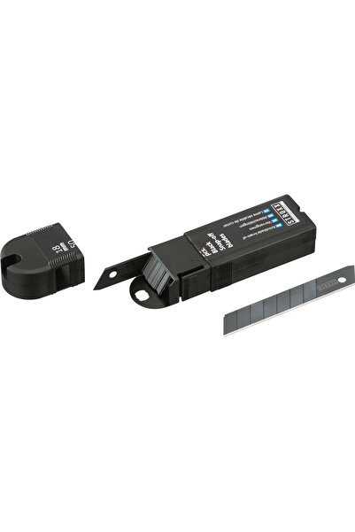 STROXX Maket Bıçağı Yedek Uç Seti, Siyah 18 mm – 50'li Paket