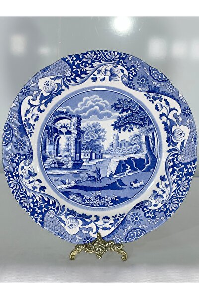 SPODE Blue Italian 27 cm Porselen Yemek Tabağı