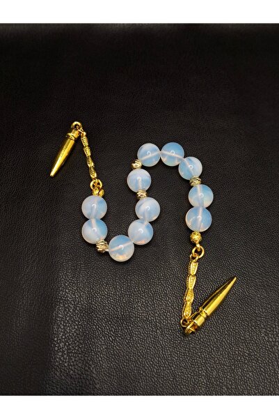 Han Ticarethane 11-Piece Moonstone (Opalite) Zaza Prayer Beads