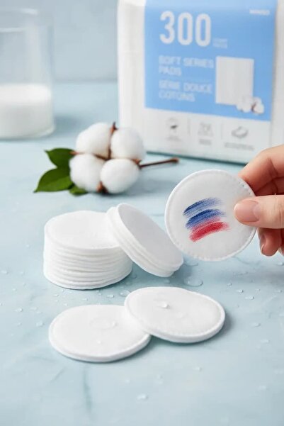 Miniso Lisanslı Soft Series Makyaj Pamuğu 300’lü – Yumuşak Bakım