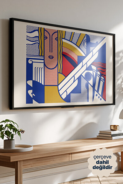 Persona Istanbul Roy Lichtenstein "Industry and the Arts" - Pop Art Posteri (...