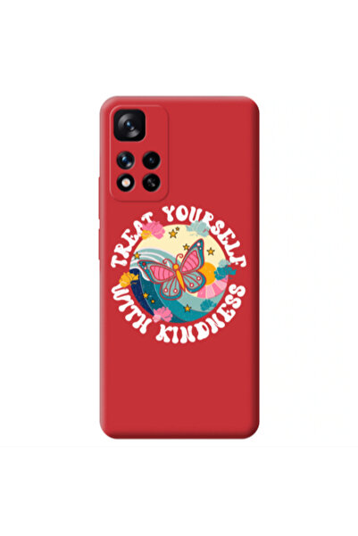 Other Xiaomi Redmi Note 11 Pro 5G Kindless Yourself Red Colored Silicone TPU ...