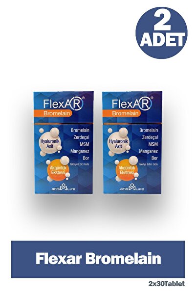 aris life Flexar Bromelain 30 Tablet 2 Adet