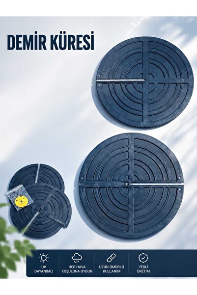 onemarin SİYAH Tekne Demir küresi 30 cm - SİYAH Tekne Demirleme Küresi 30cm Y...