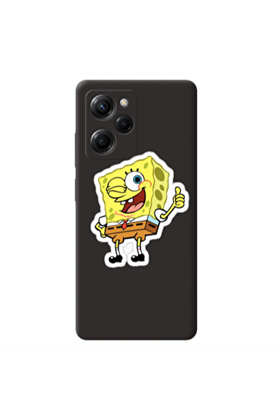 Other Xiaomi Poco X5 Pro spongebob2 Black Colored Silicone TPU Θήκη