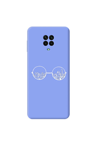 Other Xiaomi Redmi Note 9 Pro Sunglasses Light Purple Colored Silicone TPU Θήκη