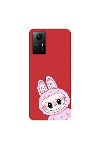 Other Xiaomi Redmi Note 12s Labubu 6 Red Colored Silicone TPU Θήκη