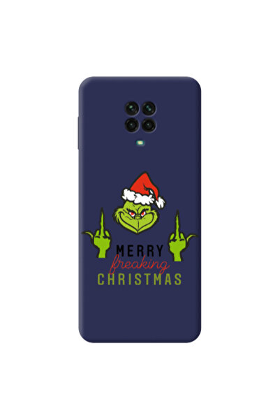 Other Xiaomi Redmi Note 9 Pro Merry Christmas44 Dark blue Colored Silicone TP...