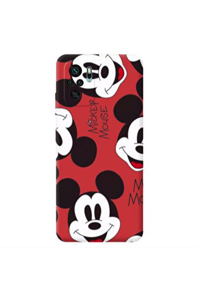 Other Xiaomi Redmi Note 10S Mickey Mouse Red Colored Silicone TPU Θήκη