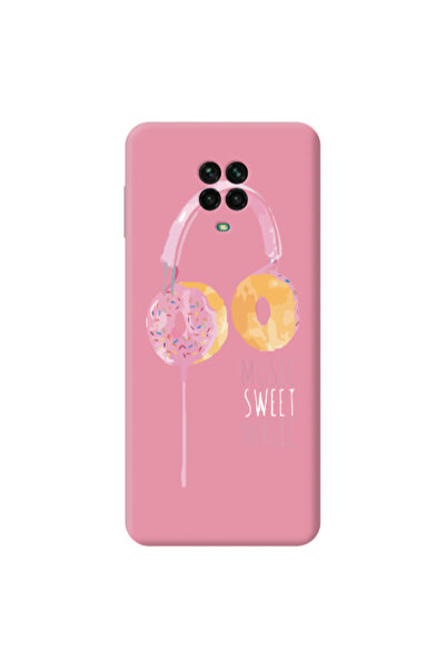 Other Xiaomi Redmi Note 9 Pro Donut earphone Pink Colored Silicone TPU Θήκη