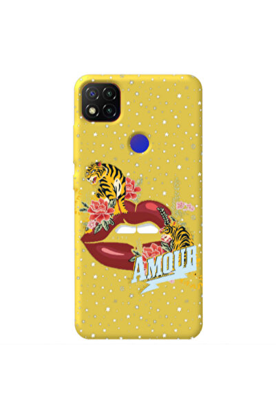 Other Xiaomi Redmi 9c Amour Yellow Colored Silicone TPU Θήκη
