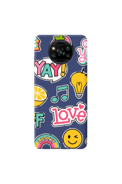 Other Xiaomi Poco X3 /X3 Pro Cute desing Dark blue Colored Silicone TPU Θήκη