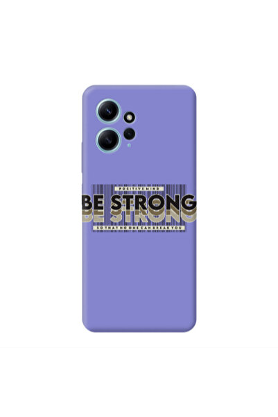 Other Xiaomi Redmi Note 12 4G Positivemind Purple Colored Silicone TPU Θήκη