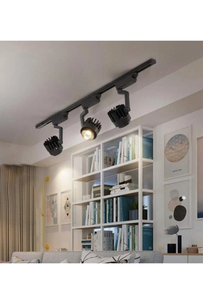 Nisa 35W Ray Spot LED Armatür Siyah 6500K