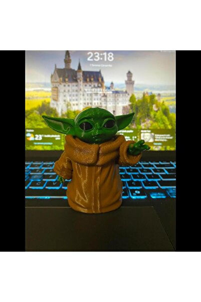 3D BABY YODA KARAKTER FİGÜRÜ (9 CM)