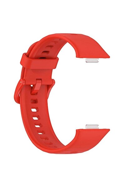 Edman Curea de silicon pentru Huawei Watch Fit 3/4/4 Pro, Roșu