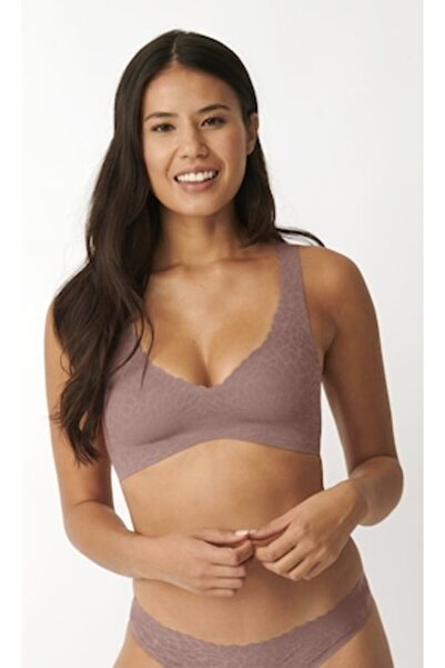 SLOGGI Sutien de damă, Zero Feel Lace 2.0, maro, L EU